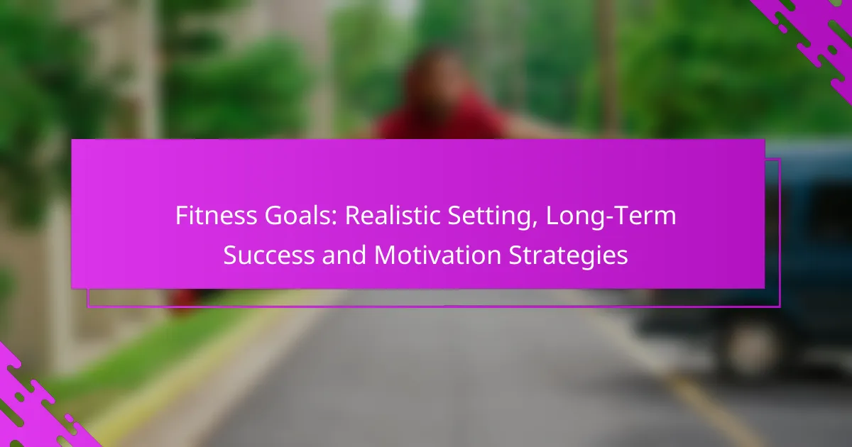 Fitness Goals: Realistic Setting, Long-Term Success and Motivation Strategies